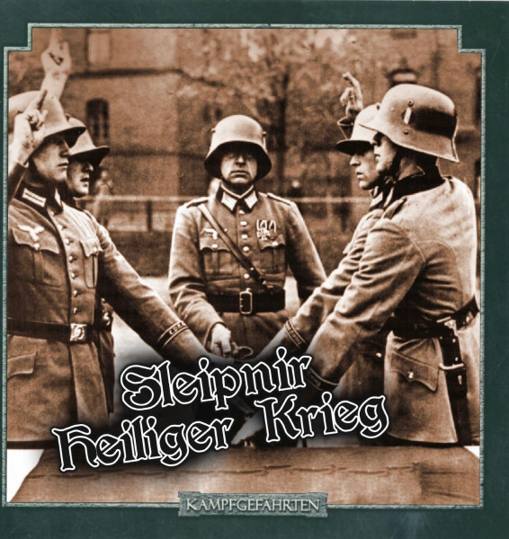 SLEIPNIR / HEILIGER KRIEG - KAMPFGEFÄHRTEN LP Cover Sleipnir