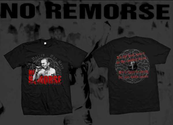 NO REMORSE-ONE NATION SHIRT SCHWARZ