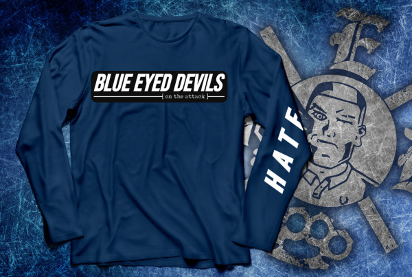 BLUE EYED DEVILS LONGSLEEVE "ON THE ATTACK"