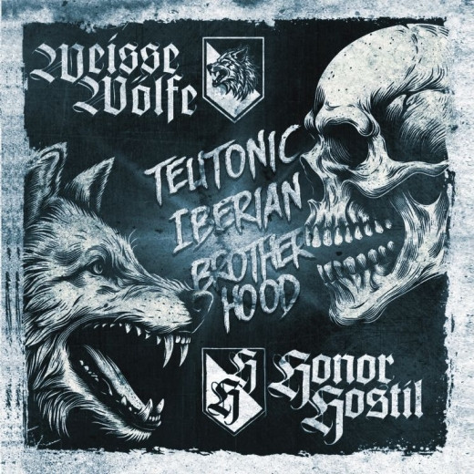 WEISSE WÖLFE / HONOR HOSTIL - TEUTONIC IBERIAN BROTHERHOOD - SPLIT CD