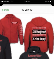 Legion of Thor- Der Nordische Geist Jacke Rot Legion of Thor- Der Nordische Geist Jacke Rot