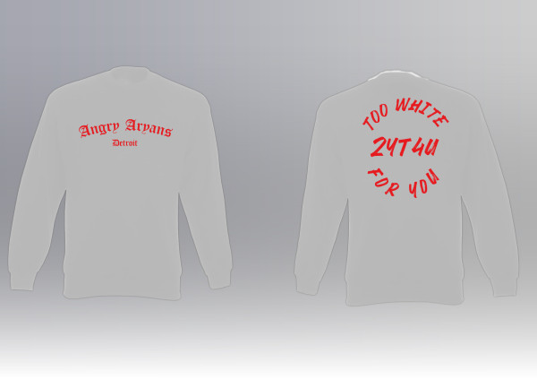 Angry Aryans- 2Yt4U Sweatshirt weiss