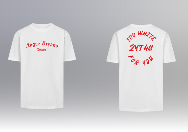 Angry Aryans 2Yt4U T-Shirt weiss